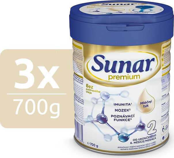 Sunar Premium 2 700g - balení 3 ks