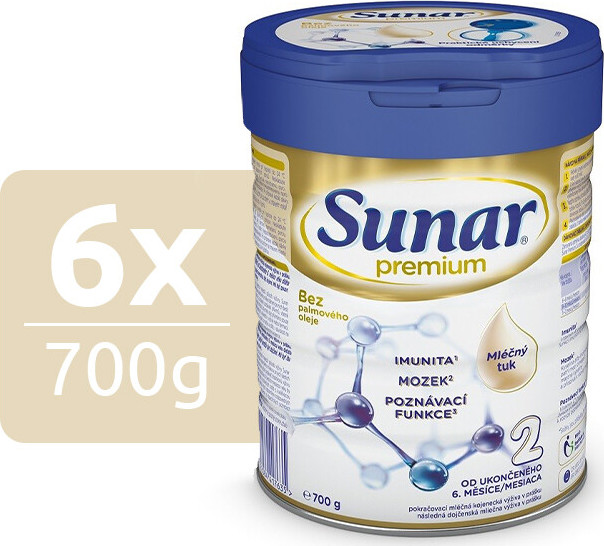 Sunar Premium 2 700g - balení 6 ks