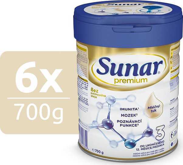 Sunar Premium 3 6 x 700 g