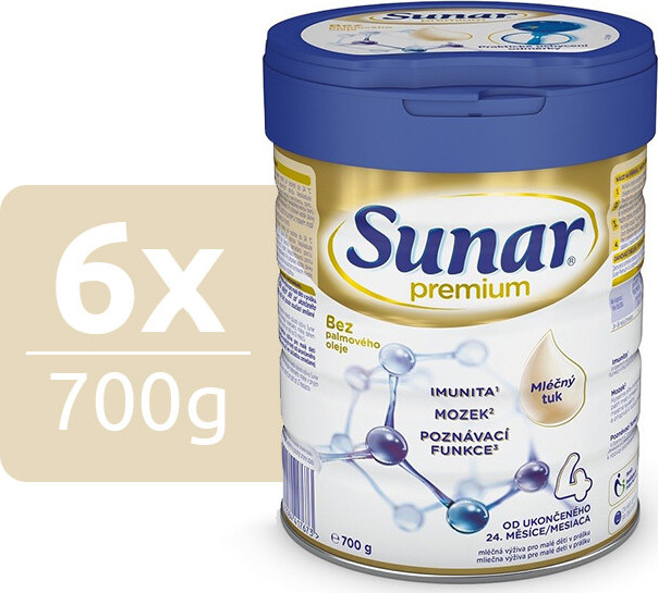 Sunar Premium 4 700g - balení 6 ks