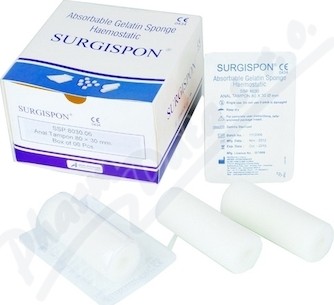 Surgispon Tampon 80x30mm 6ks