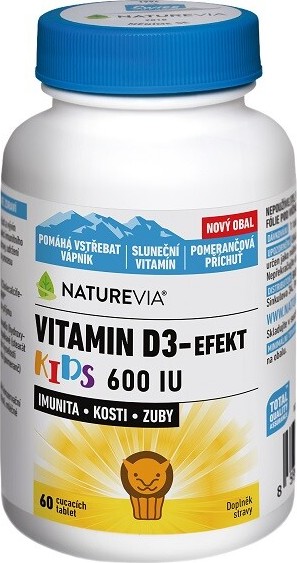 NatureVia Vitamin D3-Efekt Kids tbl.60