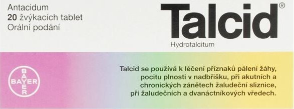 TALCID 500MG žvýkací tableta 20