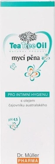 Tea Tree Oil mycí pěna pro intimní hygienu 150ml