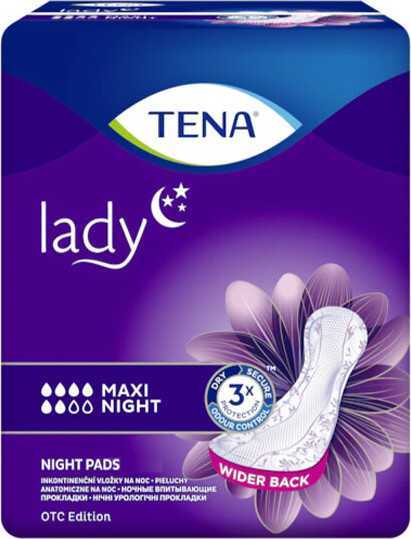 TENA Lady Maxi Night inkontinenční vložky 6ks