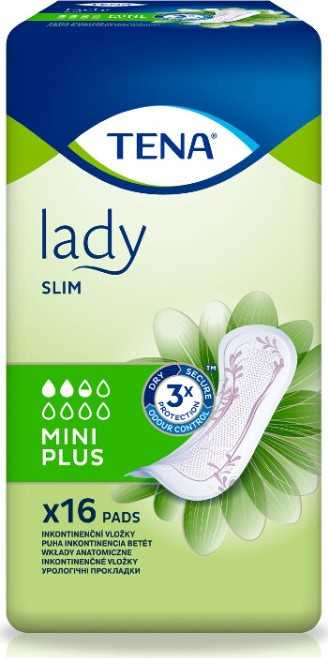 TENA Lady Slim Mini Plus - Inkontinenční vložky (16ks)