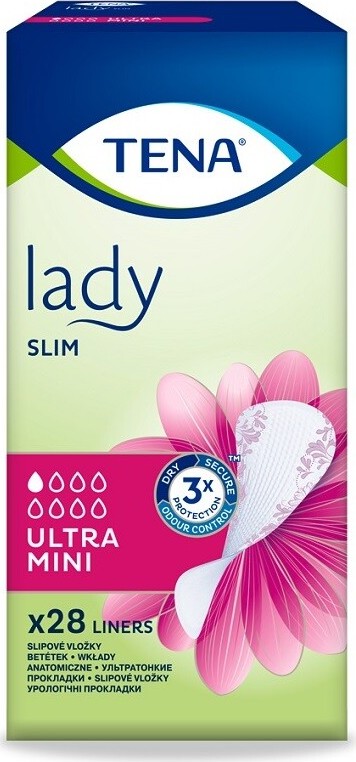 TENA Lady Ultra Mini - Inkontinenční vložky (28 ks)