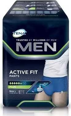 TENA Men Pants Plus Blue velikost L natahovací absorpční kalhotky