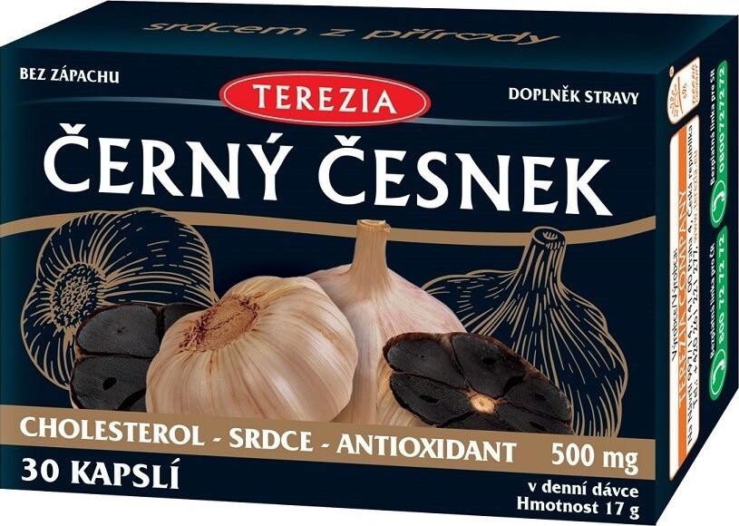 TEREZIA Černý česnek 30 kapslí