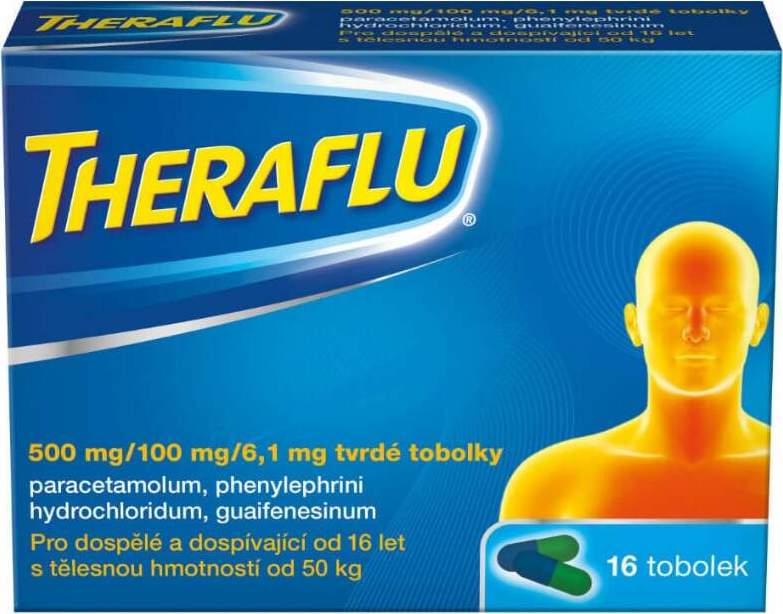 THERAFLU 500MG/100MG/6