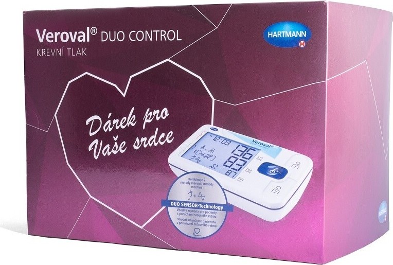 Tonometr digitální VEROVAL DuoControl dárkové balení