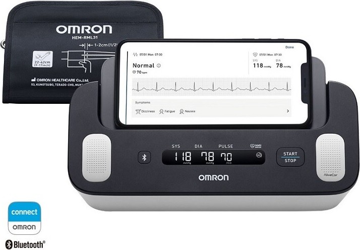 Tonometr OMRON Complete s funkcí EKG pažní