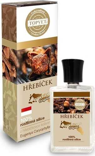 TOPVET Hřebíček 100% rostlinná silice 10ml