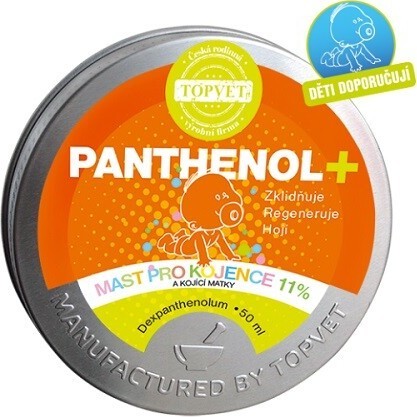 TOPVET PANTHENOL+ Mast pro kojence 11 % 50 ml