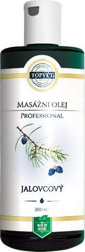 TOPVET PROFESSIONAL Jalovcový masážní olej 200ml