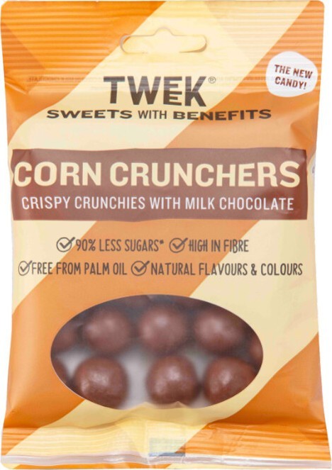 Tweek Corn Crunchers kukuřičné křupky v mléčné čokoládě 60g