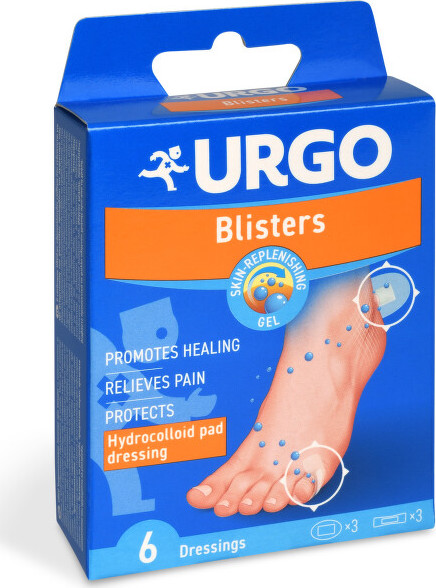 URGO Blisters Na puchýře hydrokoloidní náplast 6ks