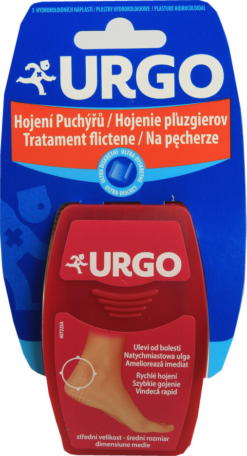 URGO HOJENÍ PUCHÝŘŮ Diskrétní hydrok.náplast 5ks