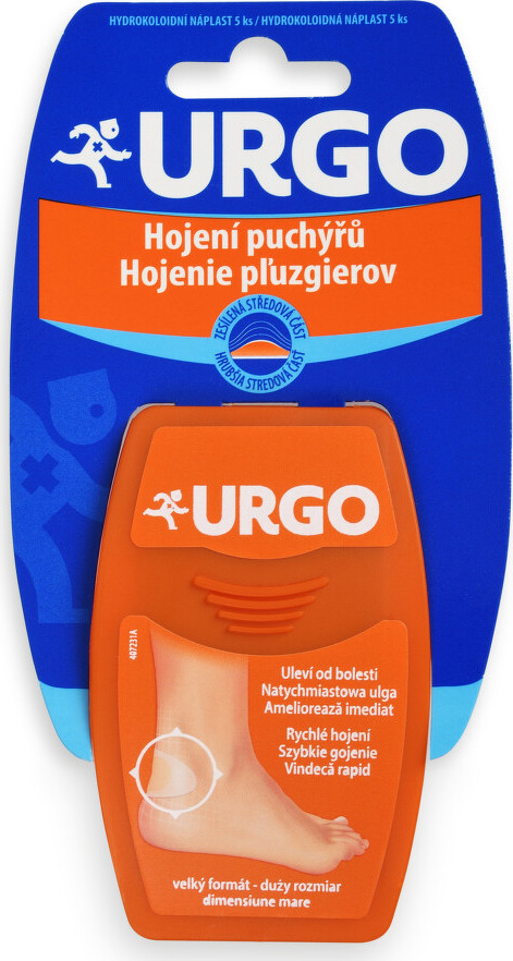 URGO HOJENÍ PUCHÝŘŮ Na paty hydrok.nápl.5ks