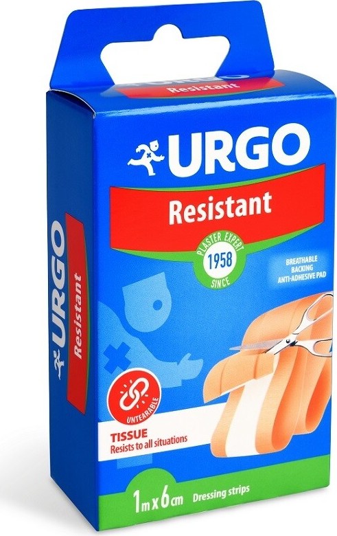 URGO RESISTANT Odolná náplast 1mx6cm NOVÁ