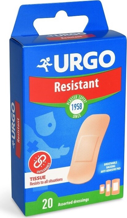 URGO RESISTANT Odolná náplast 20ks NOVÁ