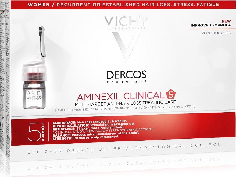 VICHY DERCOS Aminexil Clinical 5 pro ženy 21*6 ml