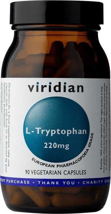 Viridian L-Tryptophan 220mg cps.90