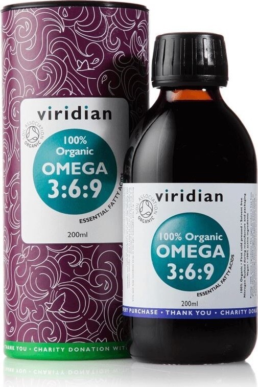 Viridian Omega 3:6:9 Oil 100% Organic 200ml