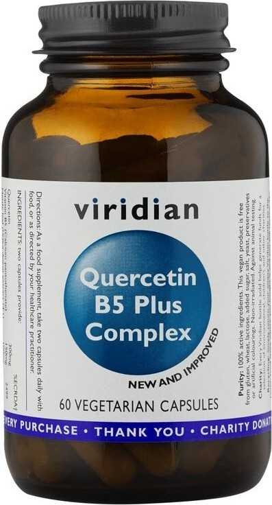 Viridian Quercetin B5 Plus Complex cps.60