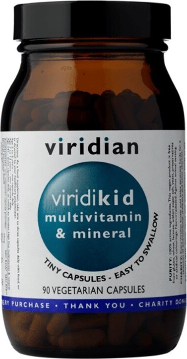 Viridian Viridikid Multivitamin&Mineral cps.90