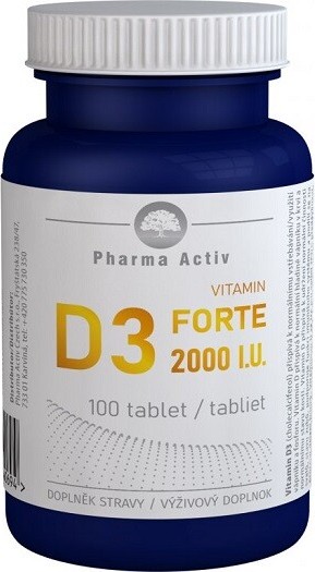 Vitamin D3 FORTE 2000 I.U.tbl.100