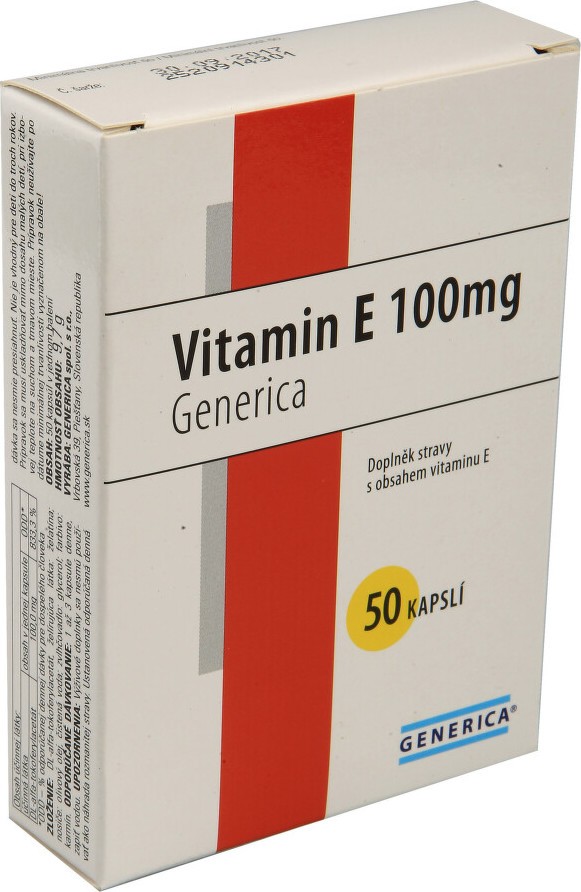 Vitamin E 100 I.U.cps.50 Generica