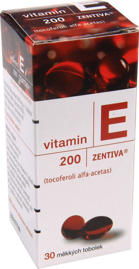 VITAMIN E ZENTIVA 200MG měkké tobolky 30