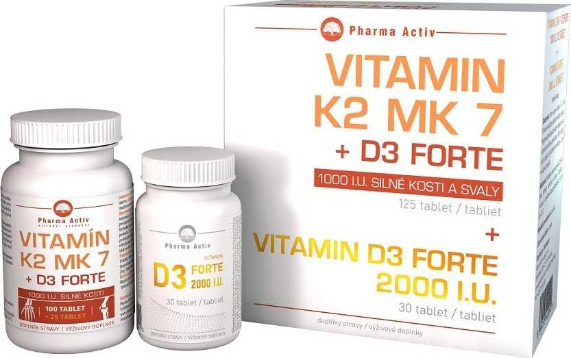 Vitamin K2 MK7+D3 Forte 125 tablet + Vitamin D3 Forte 2000 I.U. 30 tablet