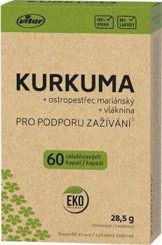 Vitar Kurkuma + ostropestřec EKO cps.60