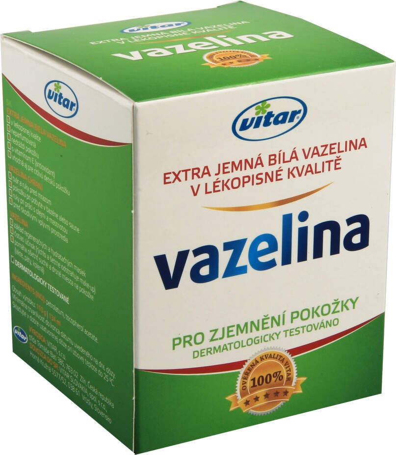 Vitar Vazelina extra jemná bílá 110g