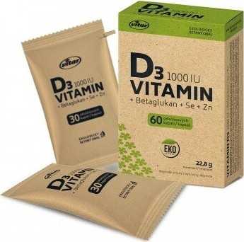 VITAR Vitamin D3 1000IU+betaglukan EKO cps.60