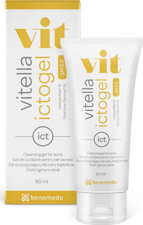 Vitella Ictogel čistící gel proti akné 50ml