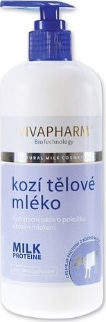 VIVACO VivaPharm Kozí tělové mléko hydratační péče 400ml
