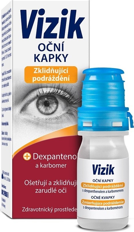 Vizik oční kapky zklidňující podráždění 10ml