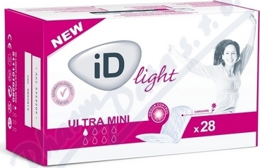 VLOŽKY ABSORPČNÍ ID LIGHT ULTRA MINI 100ML