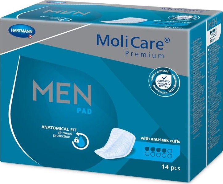 VLOŽKY ABSORPČNÍ MOLICARE MEN 4 KAPKY 546ML