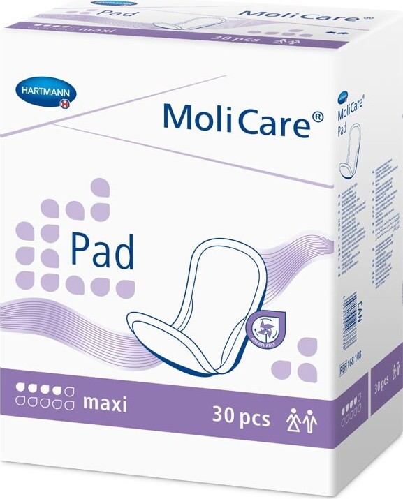 VLOŽKY ABSORPČNÍ MOLICARE PAD 4 KAPKY MAXI 865ML