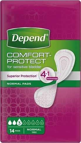 Depend Pads Normal inkontinenční vložky ženy 14 ks