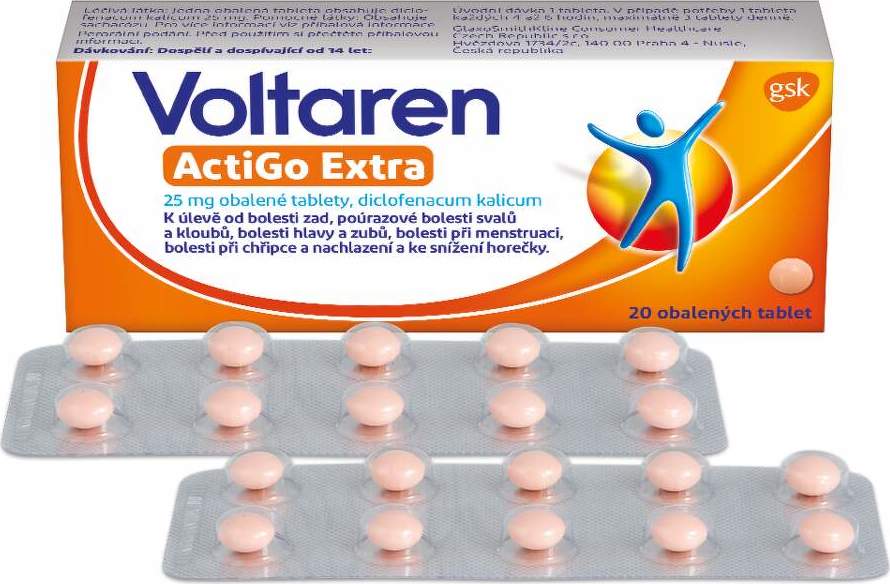VOLTAREN ACTIGO EXTRA 25MG obalené tablety 20