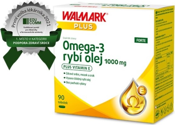 Walmark Omega-3 rybí olej 1000mg tob.90