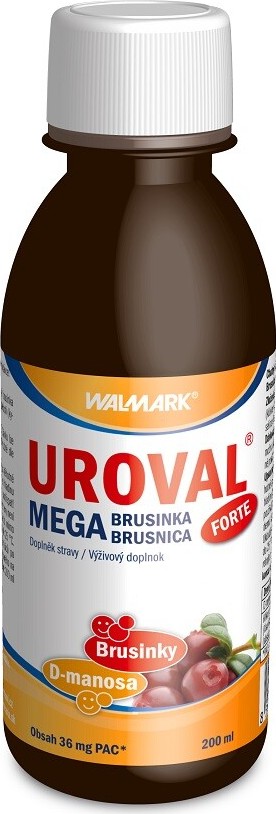 Walmark Uroval MEGA BRUSINKA sirup forte 200ml