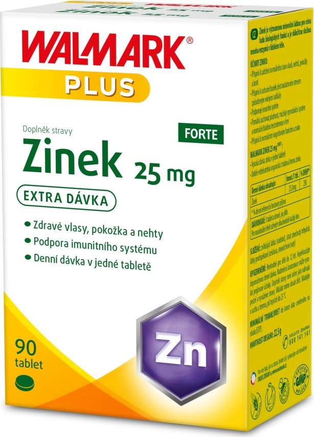 Walmark Zinek Forte 25mg tbl.90