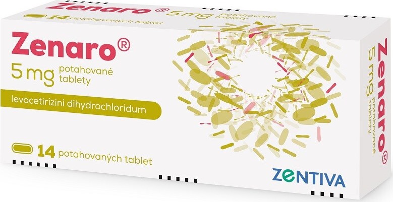 ZENARO 5MG potahované tablety 14 IV