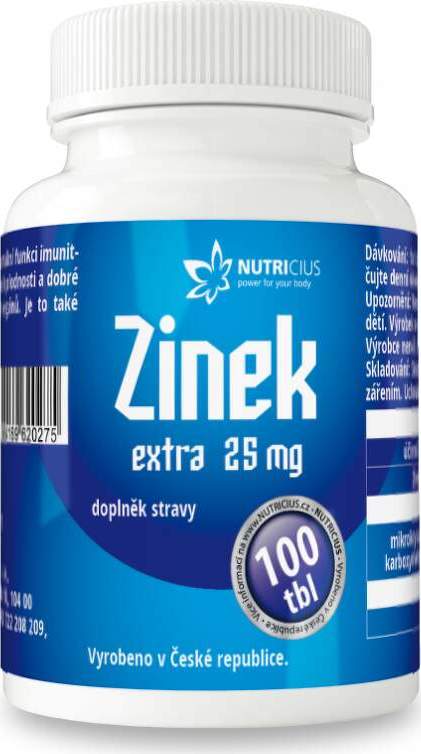 Zinek EXTRA 25mg tbl.100